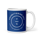 PUCC White glossy mug