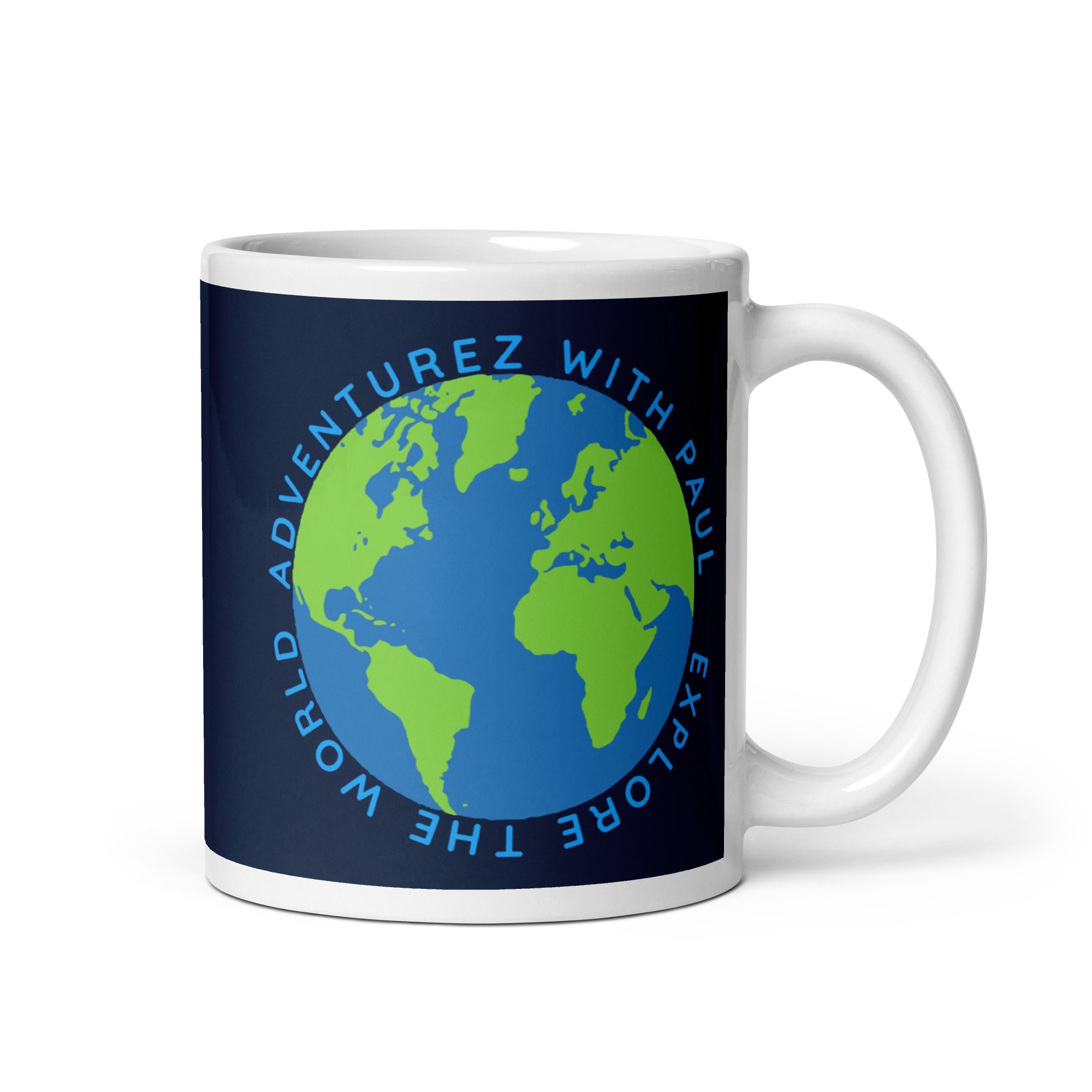 Taza blanca brillante AWP