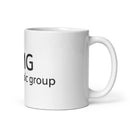 GMG White glossy mug