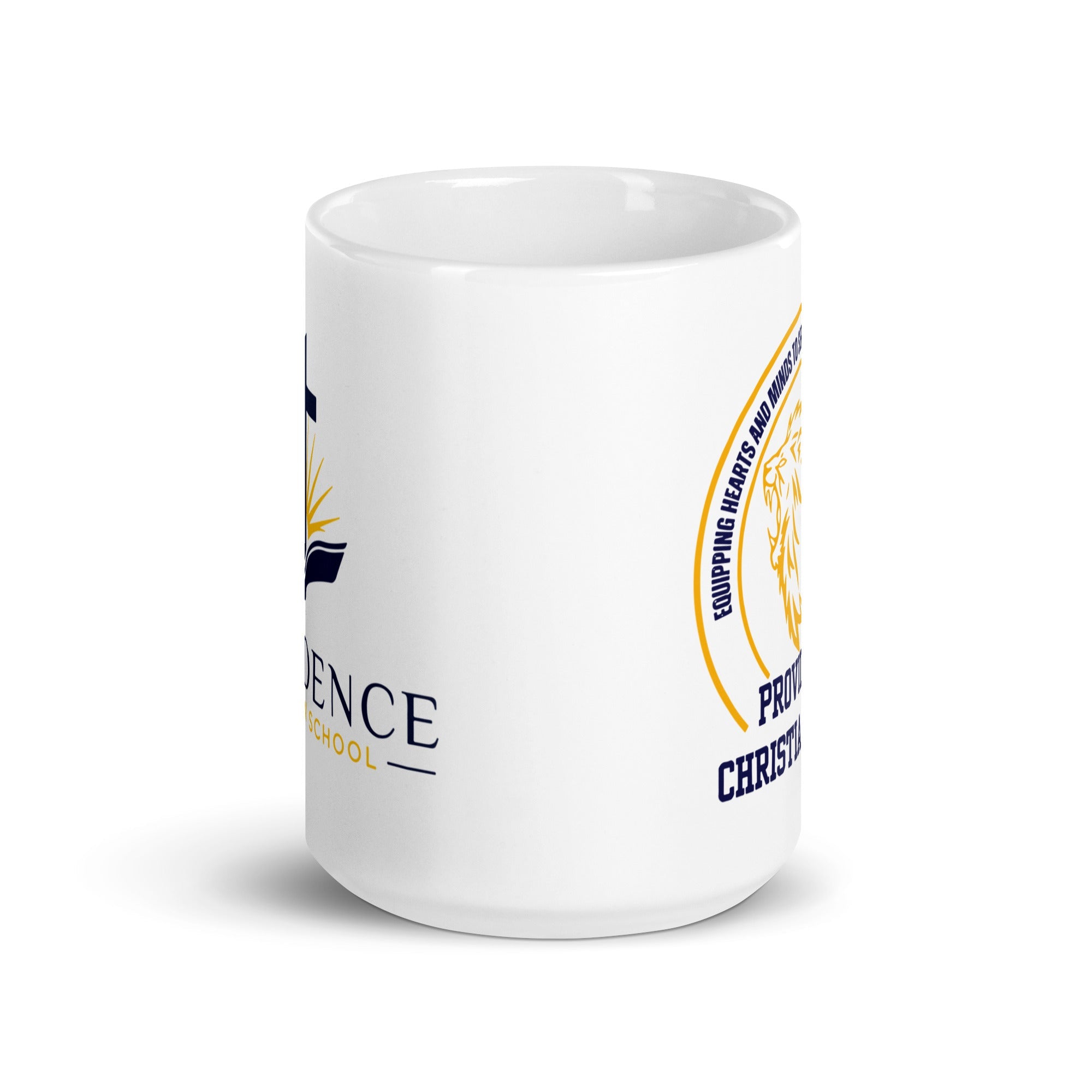 PCS White glossy mug