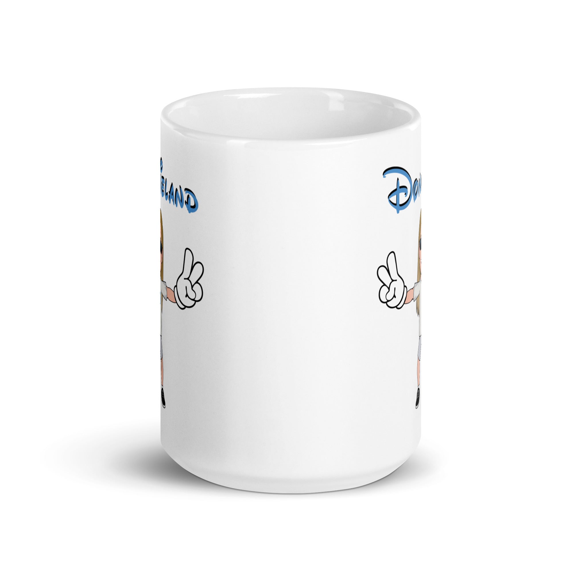 DONNIELAND White glossy mug v2