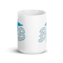 BTB White glossy mug