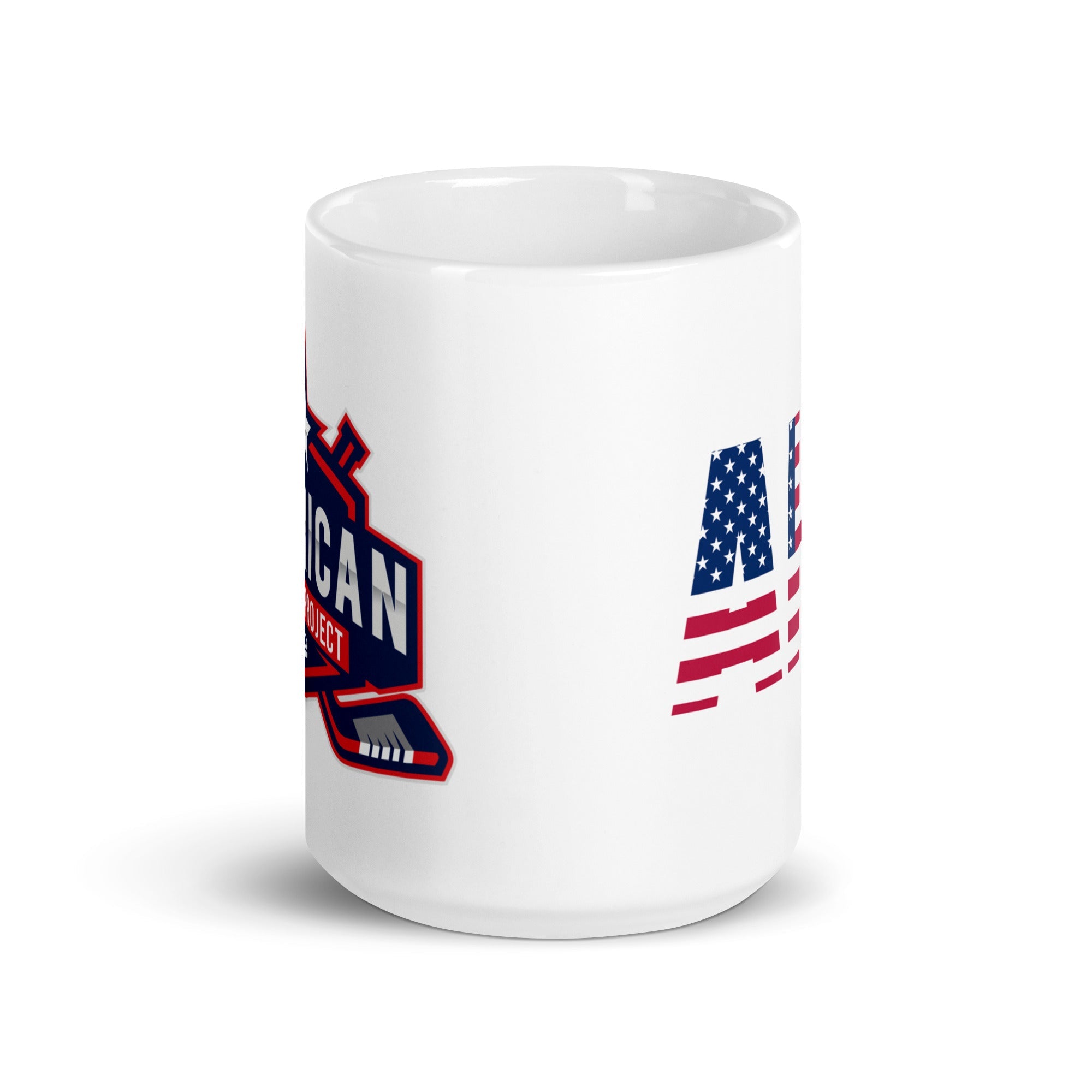 Taza brillante del proyecto American Hockey