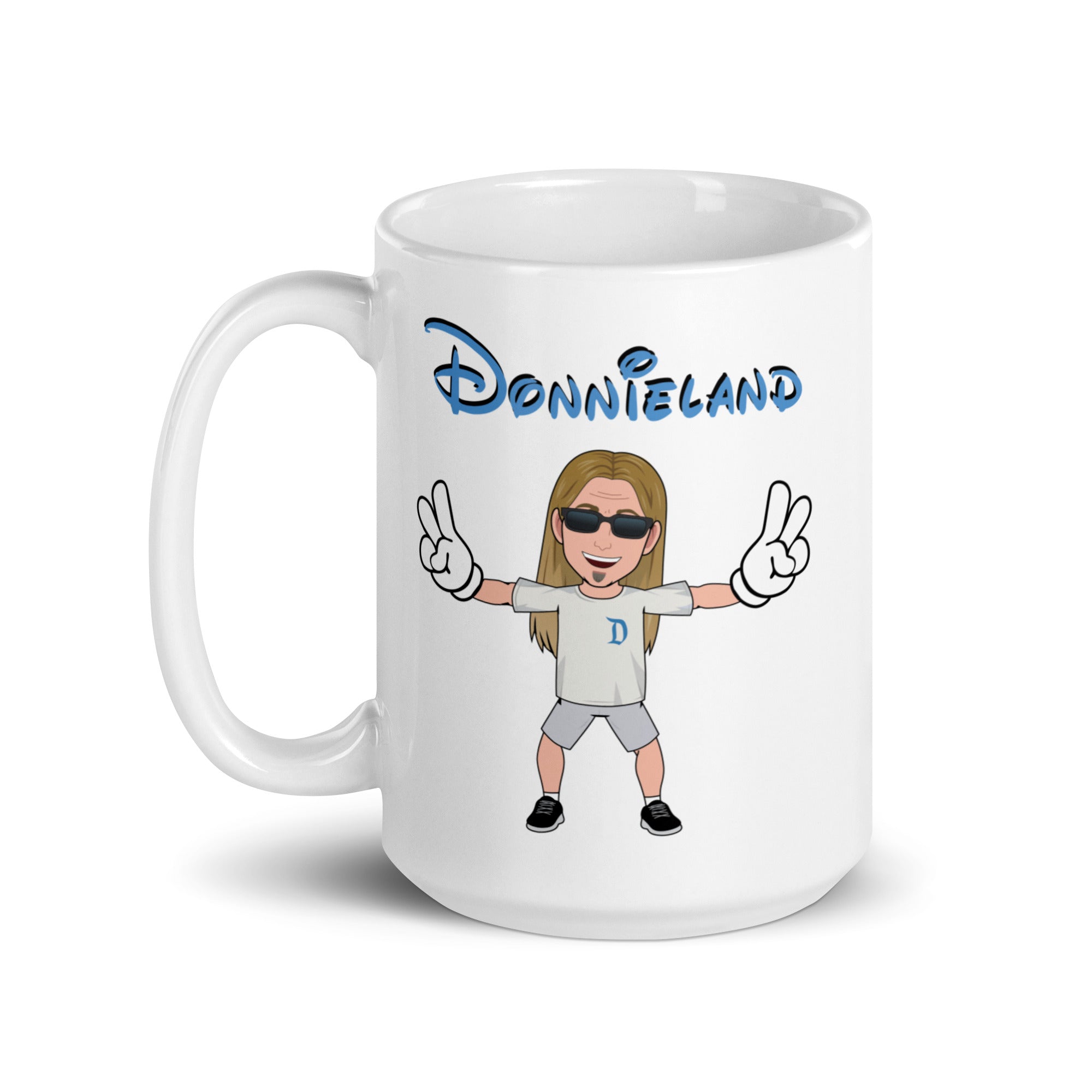 DONNIELAND White glossy mug v2