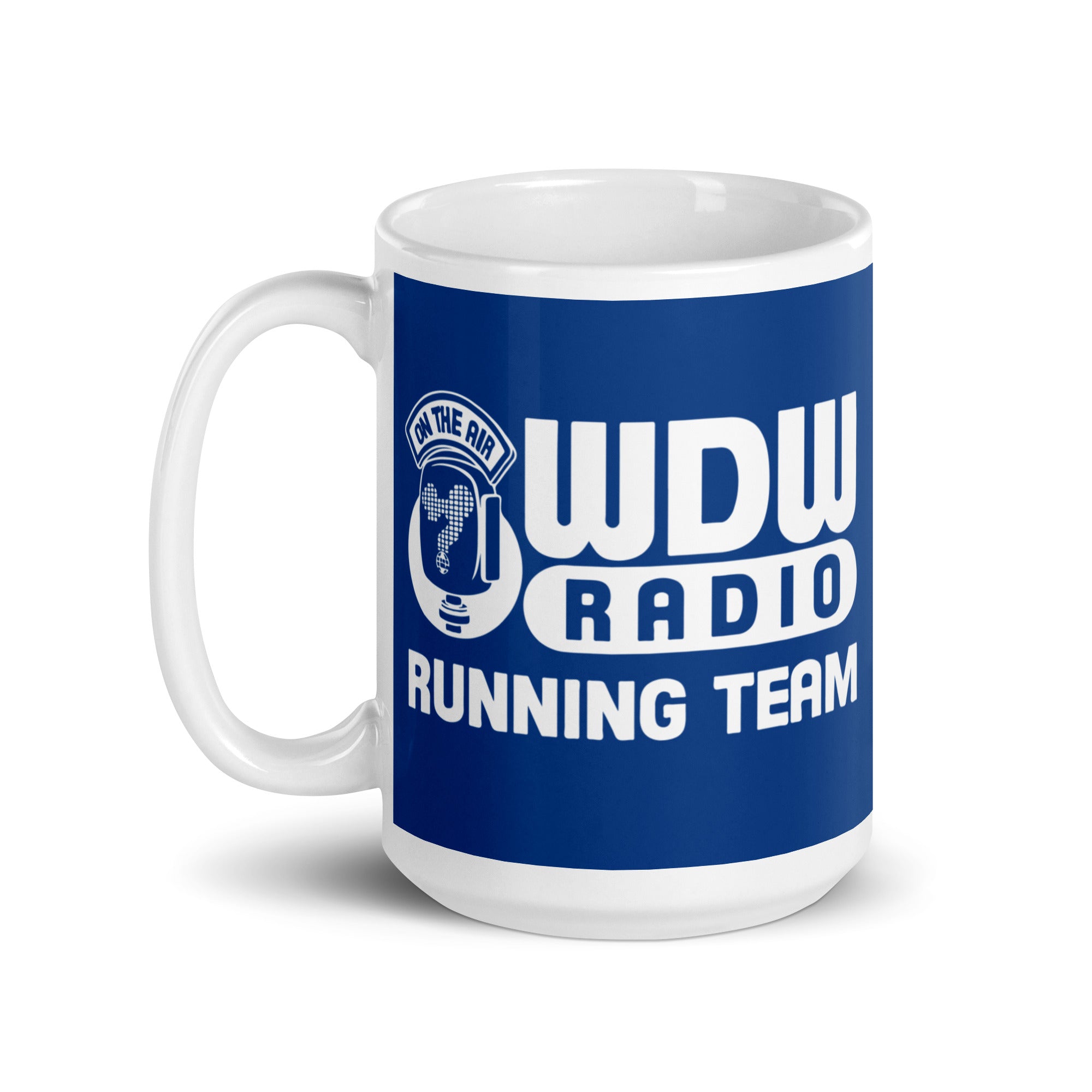 WDW Radio White glossy mug