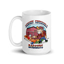 RCB White glossy mug