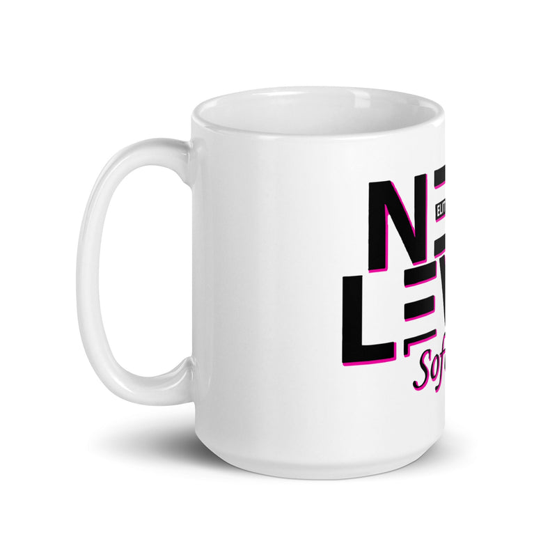 NLES White Glossy mug