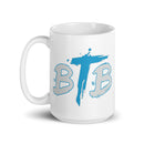 BTB White glossy mug
