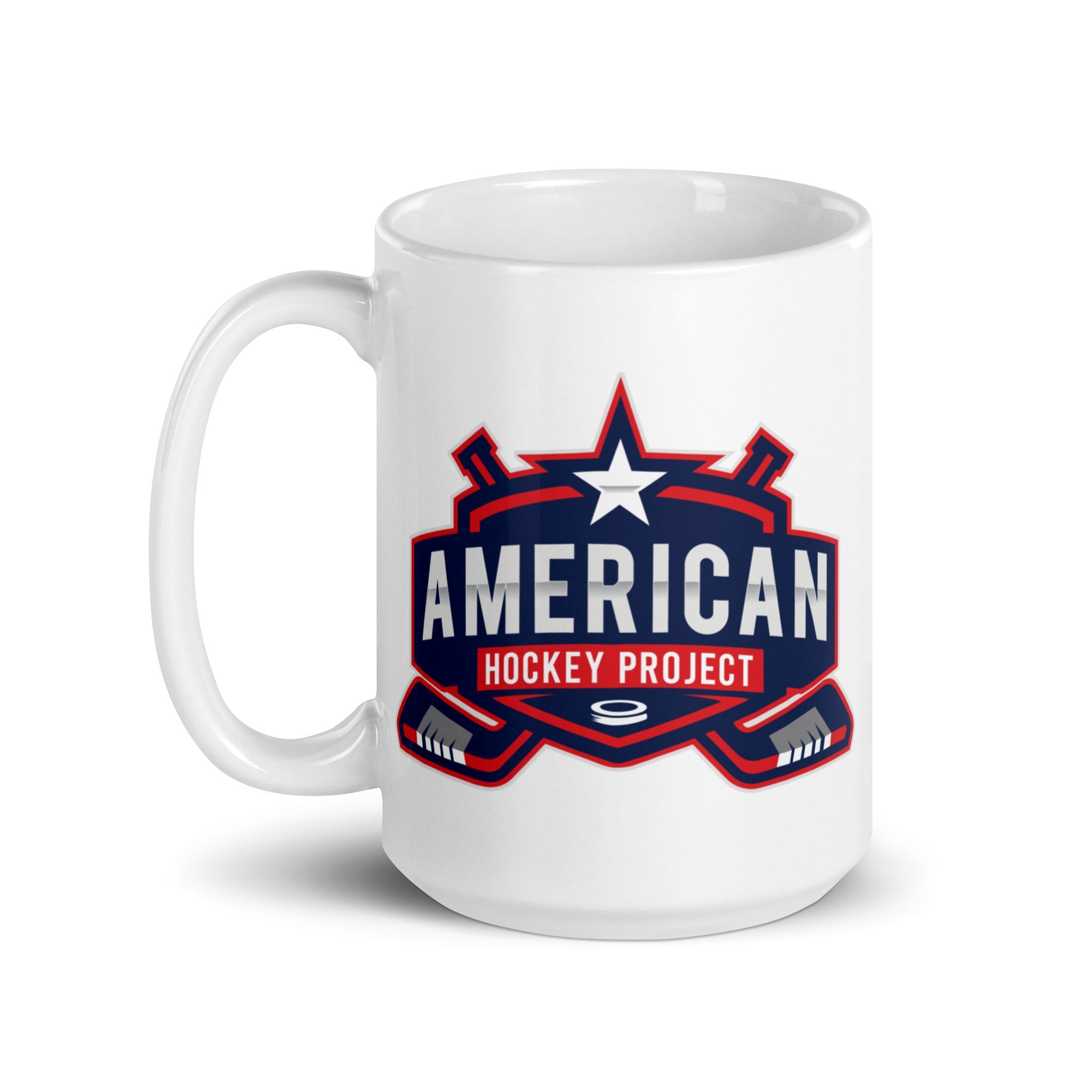 Taza brillante del proyecto American Hockey