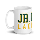 JLL White glossy mug