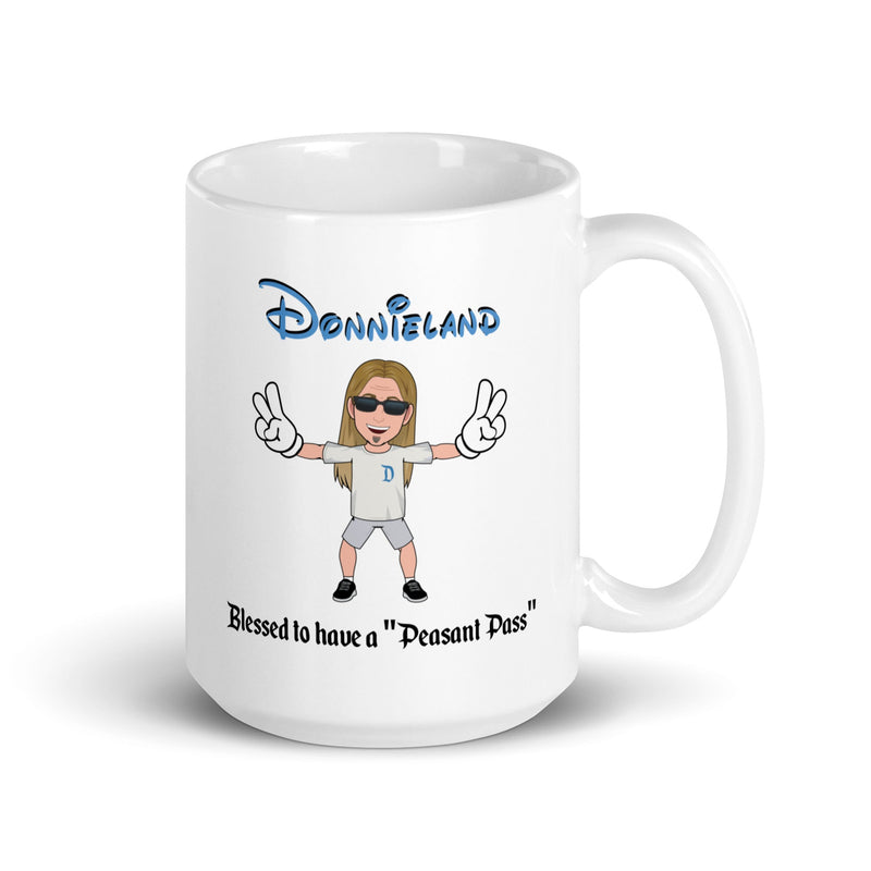 DONNIELAND White glossy mug v4