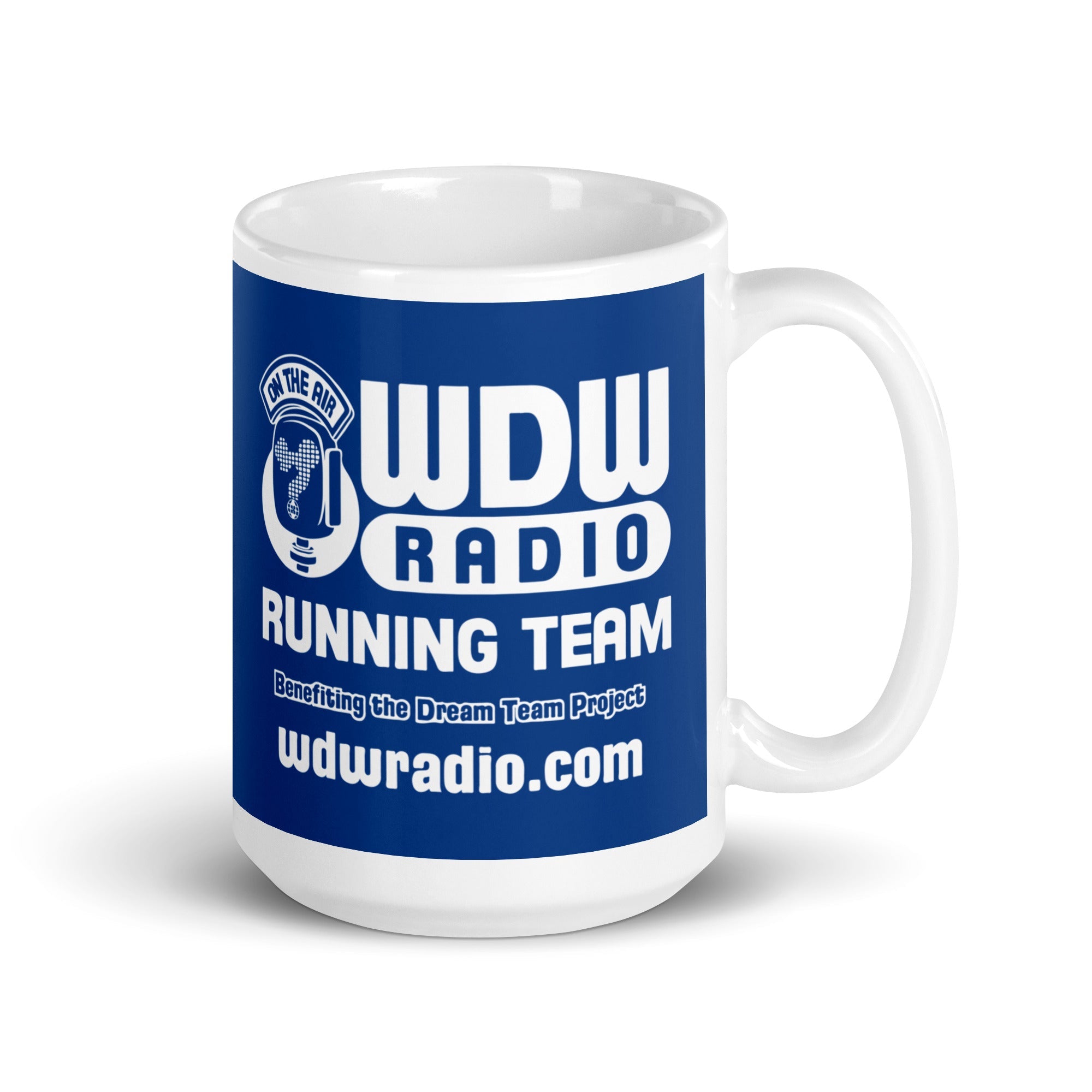 WDW Radio White glossy mug