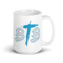 BTB White glossy mug