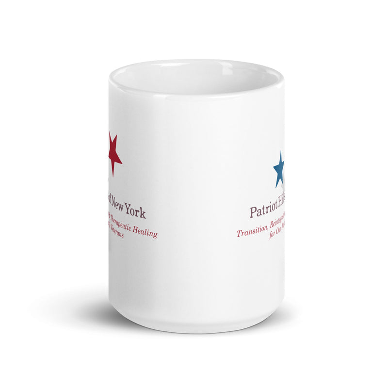 PHNY White glossy mug