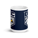 Taza DBC blanca brillante