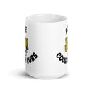 Taza blanca brillante RCES