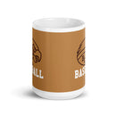 Beca Baseball White glossy mug