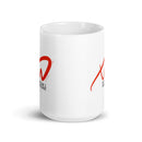 Taza blanca brillante WF1