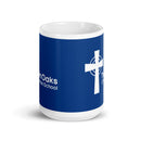 TOCS White glossy mug