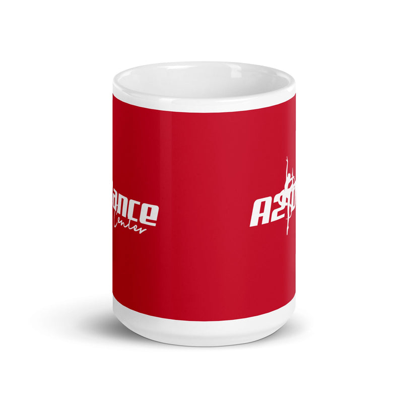 A2DC White glossy mug