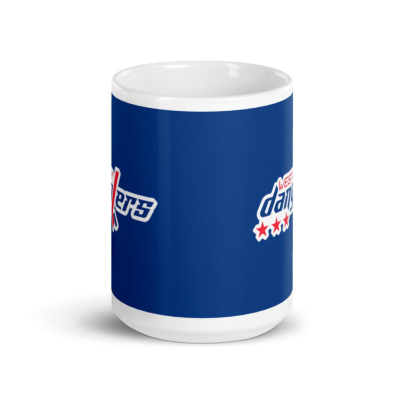 West 1st White glossy mug