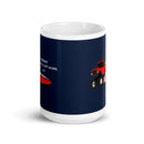 WOROS White glossy mug