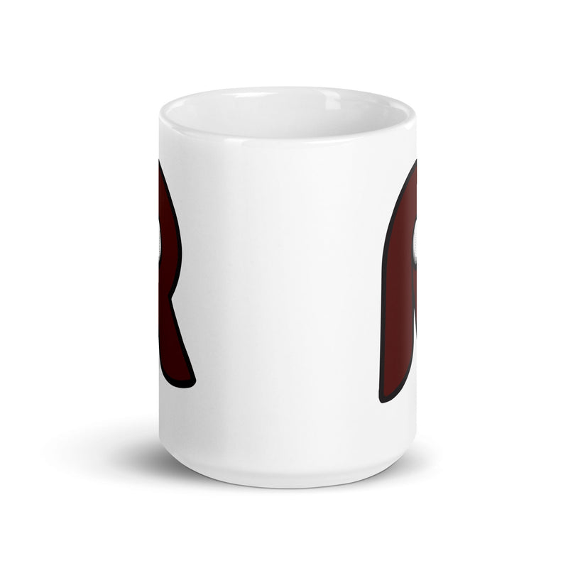 RBAS White glossy mug