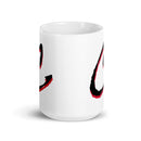 CV White glossy mug