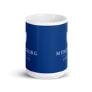 Mercersburg Athletics White glossy mug