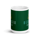 BRB White glossy mug