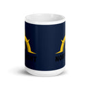 NR White glossy mug
