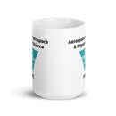 Taza blanca brillante LOGO