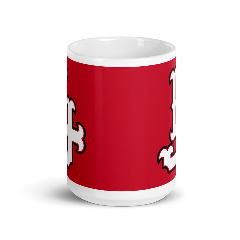 LJC White glossy mug