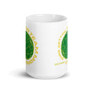 BuddaHead White glossy mug