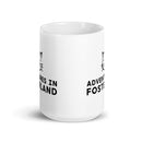 AF White glossy mug