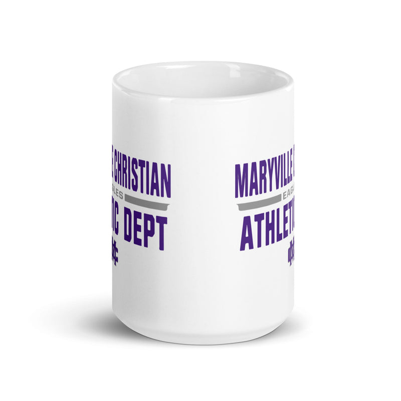 MSC White glossy mug (Athletics Dept.)