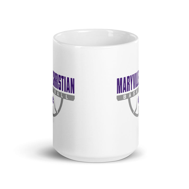 MSC White glossy mug (Boys Basketball)