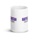 Taza blanca brillante MSC (Softball)