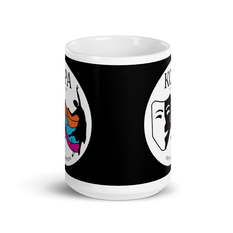 KCPA White glossy mug