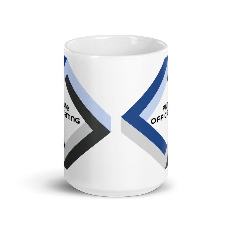 PURE OFFICIATING White glossy mug