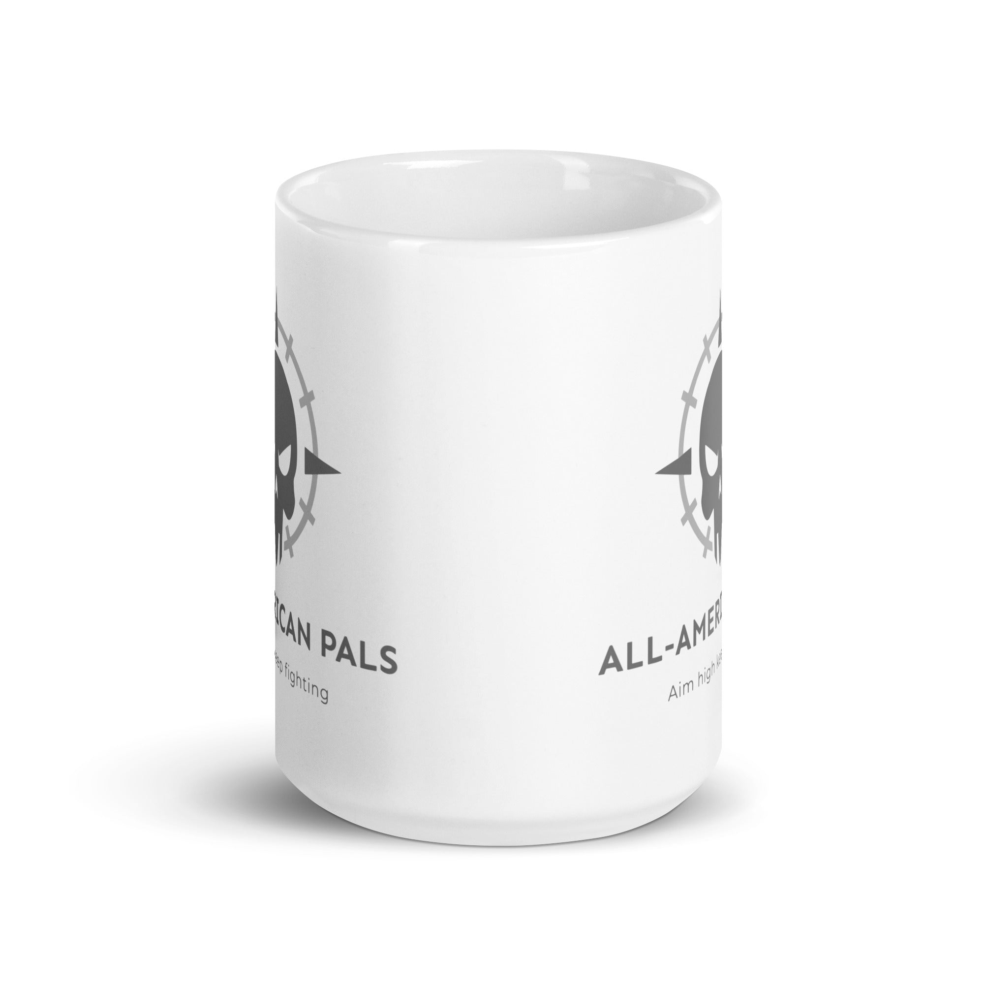 Taza blanca brillante AVW