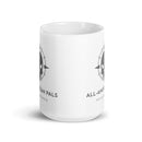 Taza blanca brillante AVW