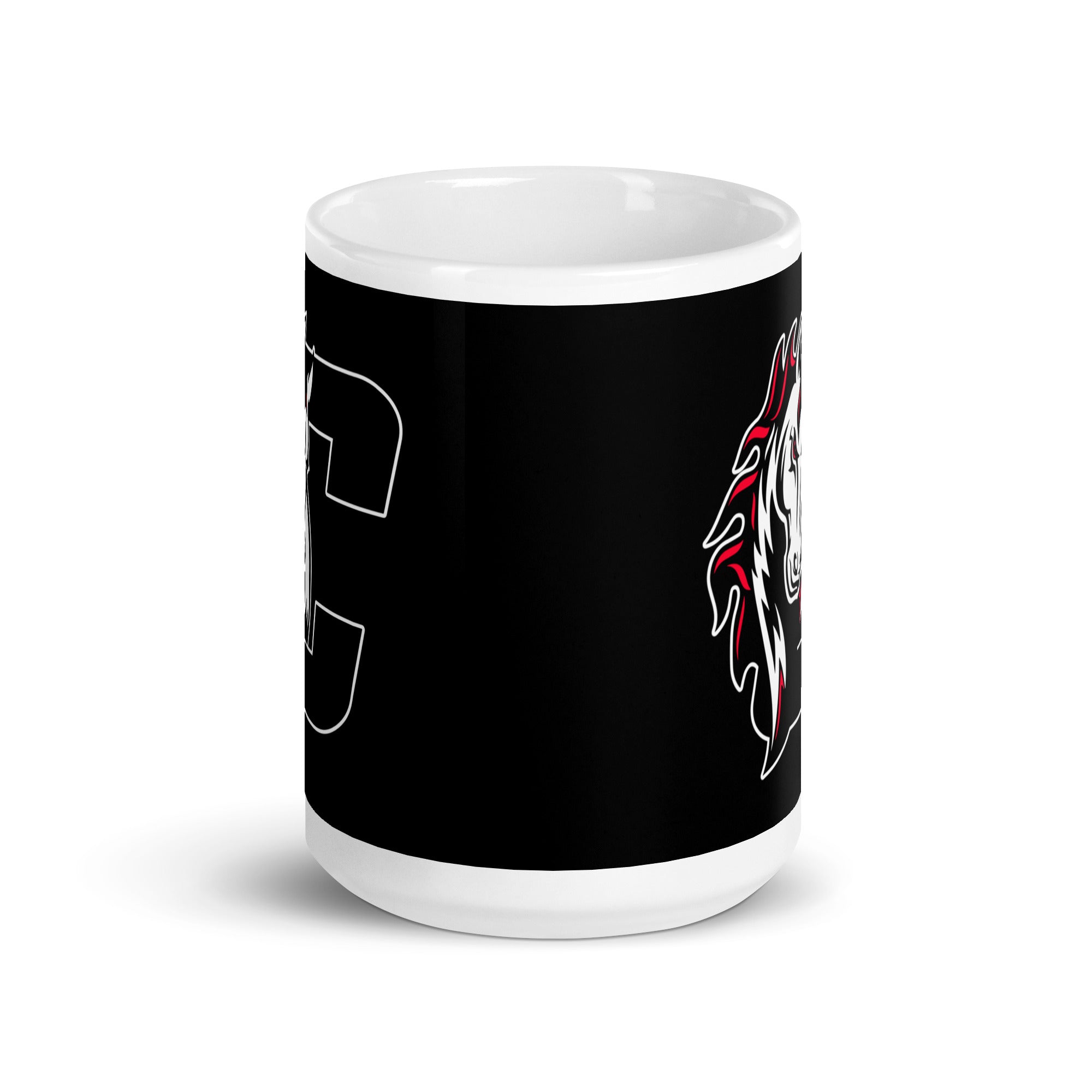 CS White glossy mug