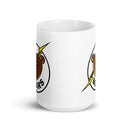 Taza blanca brillante BCBS