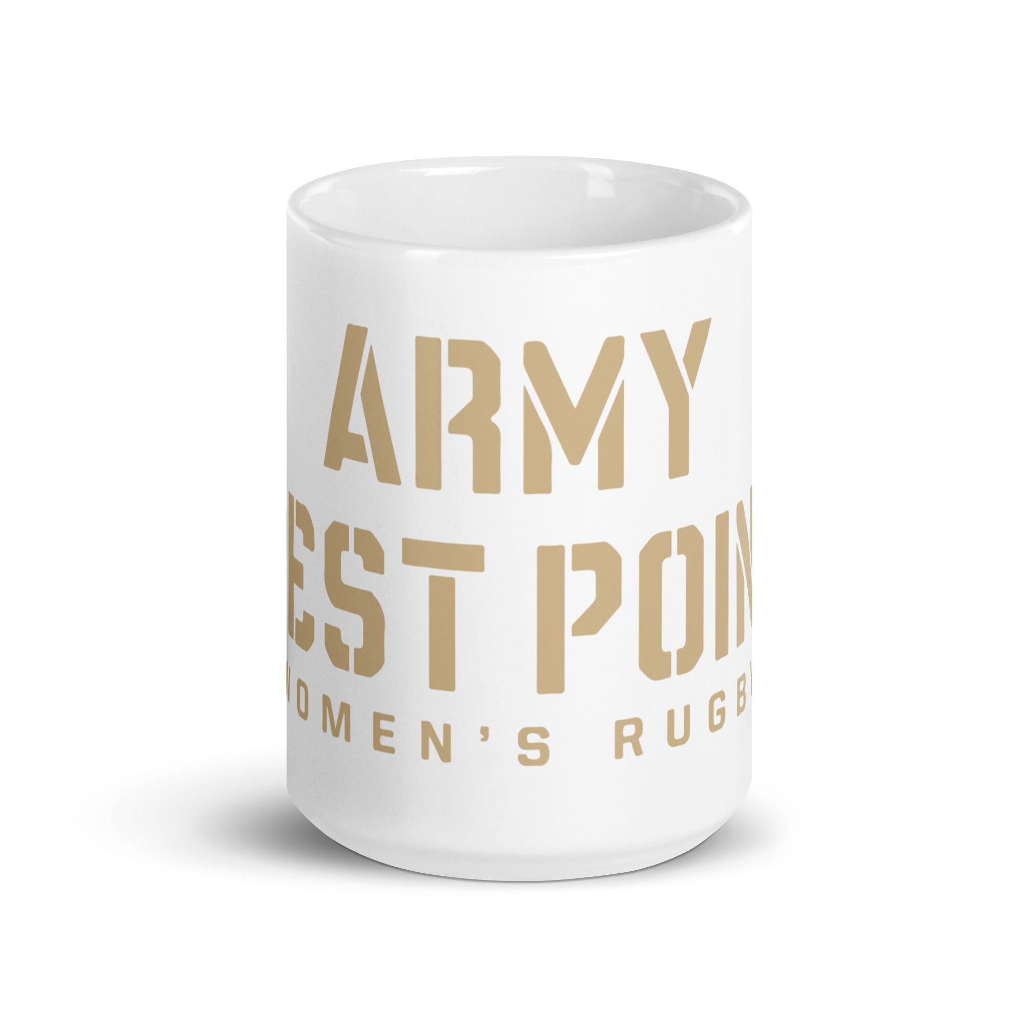 WAR White glossy mug