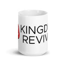 KR White glossy mug
