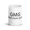 GMG White glossy mug