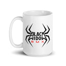 Taza blanca brillante BW