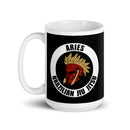 Taza blanca brillante ABJ