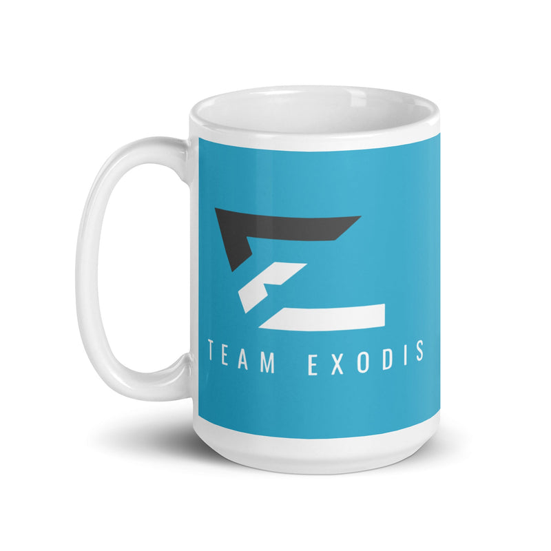 Team Exodis White glossy mug